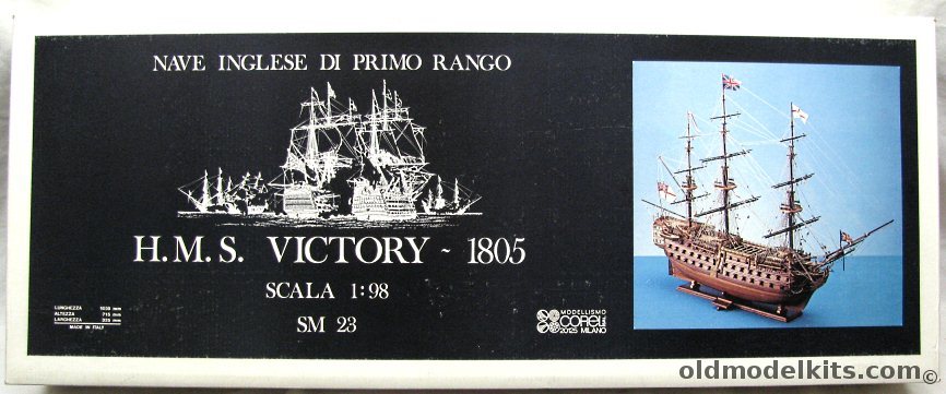 Corel 1/98 HMS Victory Plank on Frame - 40 Inches Long, SM23 plastic model kit
